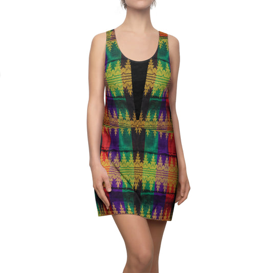 Philippines Filipino Crisply PRINTED Batik Inspired Racerback Dress | Multi Cultural dress | Philippine Independence Day Attire