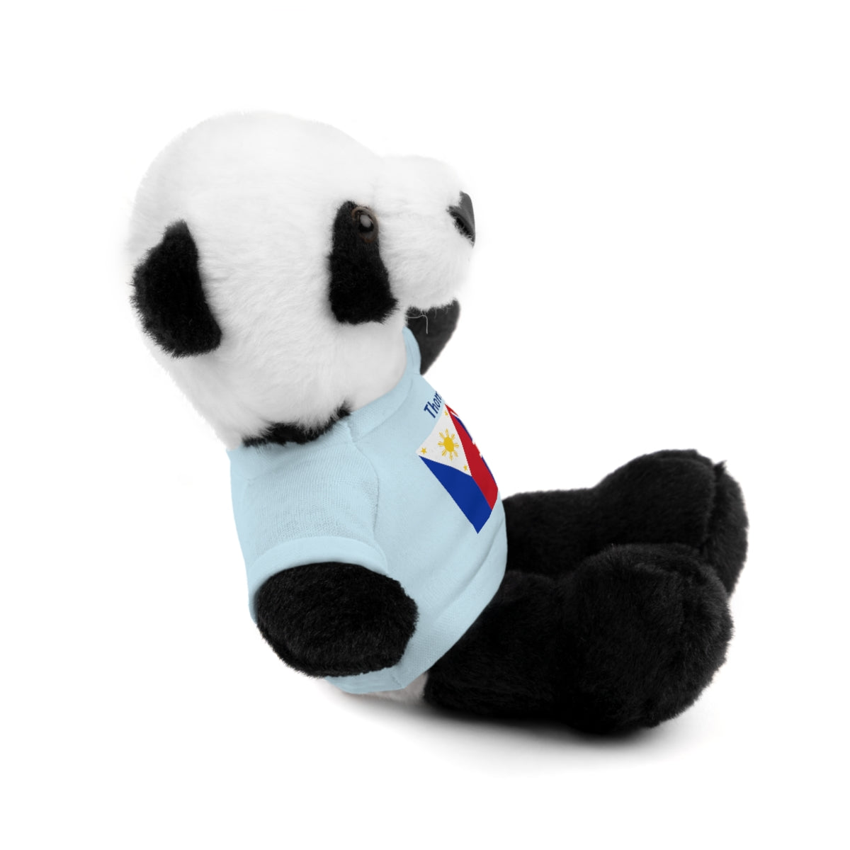 Personalized Filipino Stuffed Animal Toy with Tee | Philippines & UK Flag | Gift for kids and adults | Holiday Gifting idea