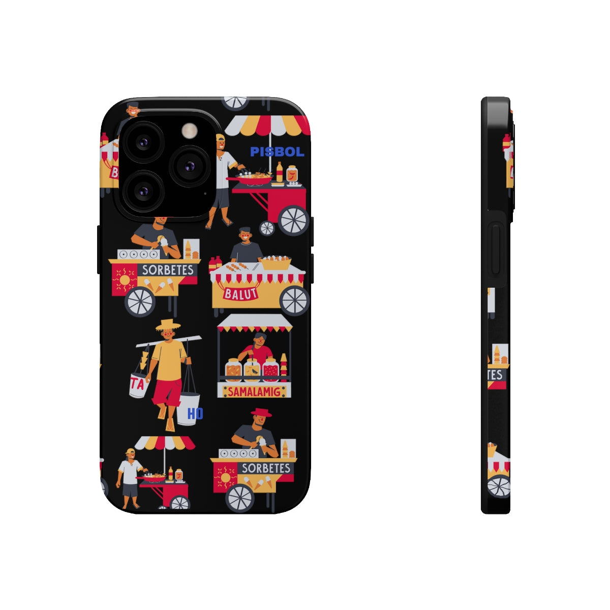 Philippine Street Food Theme Tough Phone Cases, Case-Mate, Unique phone Case | Filipino Gifting Idea | Stocking Stuffers