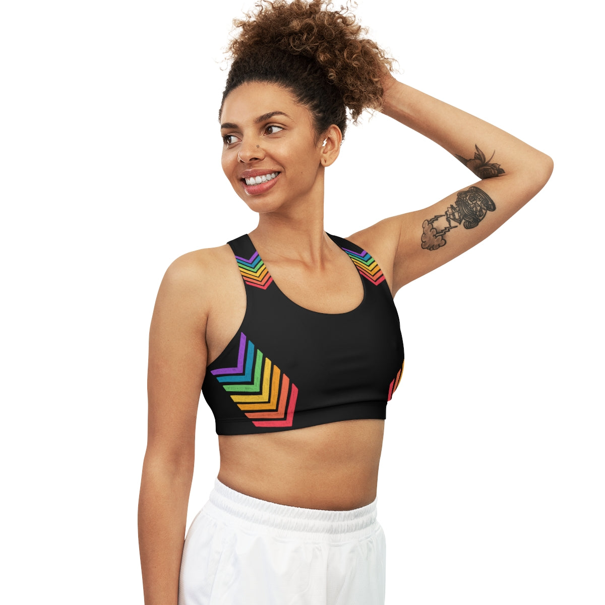 LGBT Pride Seamless Sports Bra | Rainbow Pride Summer Sports Bra