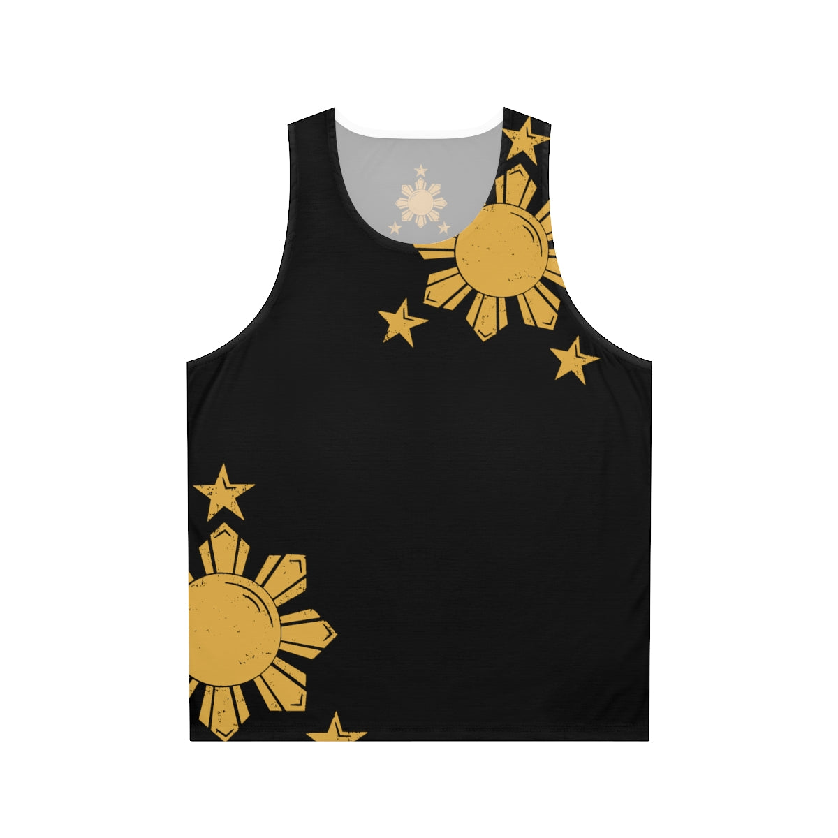 Philippines Sun and Star Unisex Tank Top | Filipino Summer Tank Top
