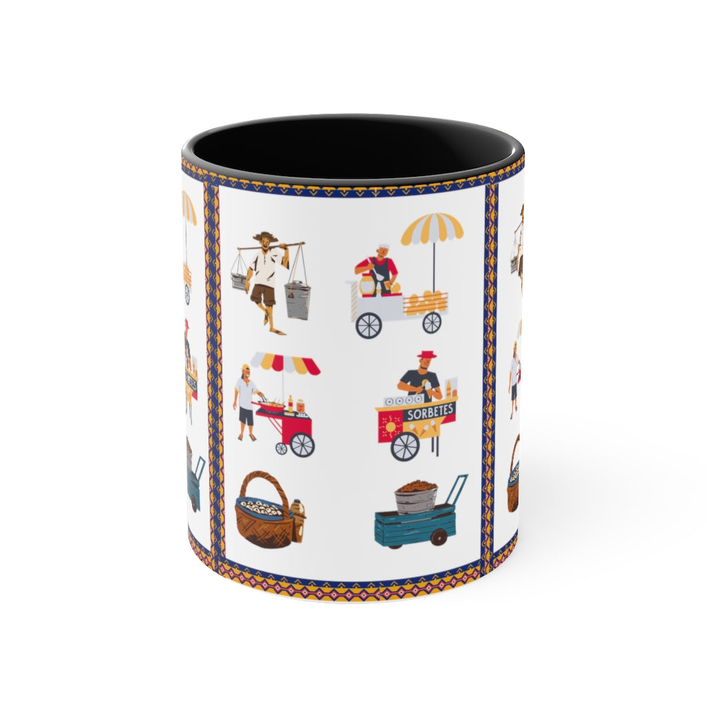 Philippines Filipino Accent Coffee Mug, 11oz | Pinoy coffe mug street food theme | Filipino gifting | Holiday Gifting