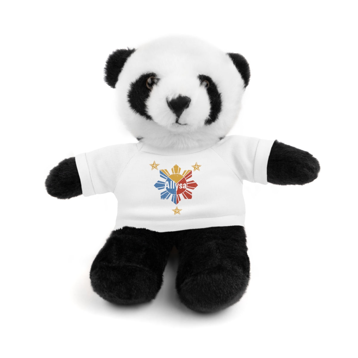 Personalized Filipino Stuffed Animal Toy with Tee | Philippine Star and Sun | Gift for kids and adults | Holiday Gifting idea