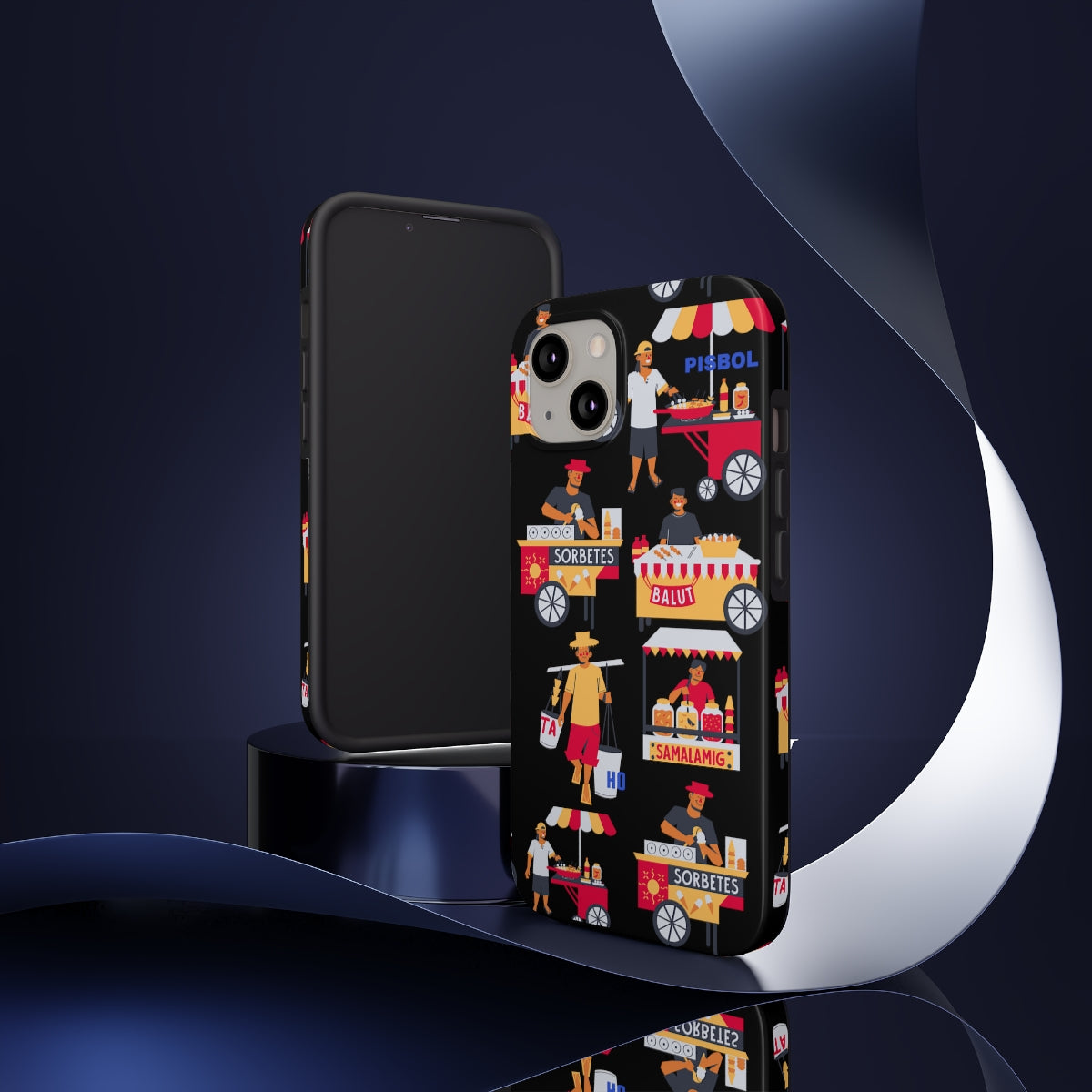 Philippine Street Food Theme Tough Phone Cases, Case-Mate, Unique phone Case | Filipino Gifting Idea | Stocking Stuffers