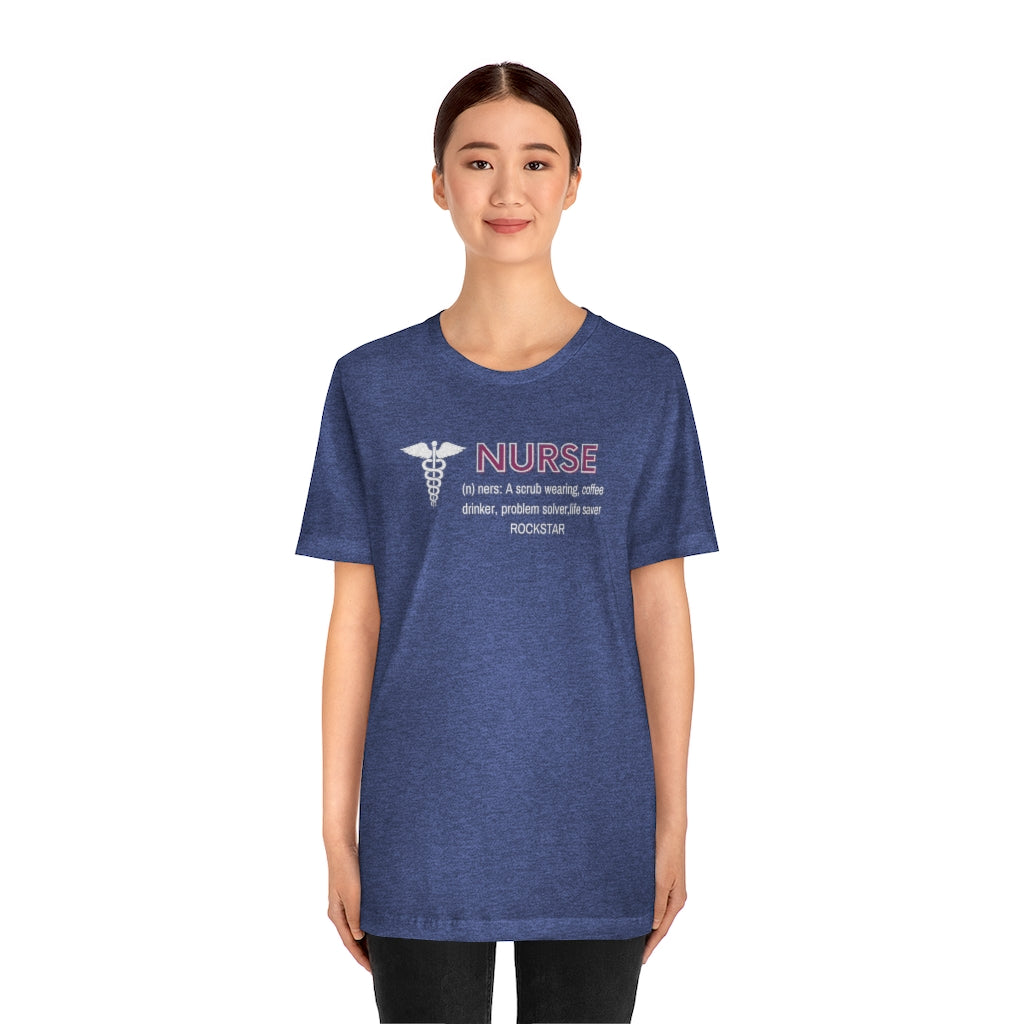 Nurse Unisex Jersey Short Sleeve Shirt | Nurse Summer Tee | Gift for Nurses.