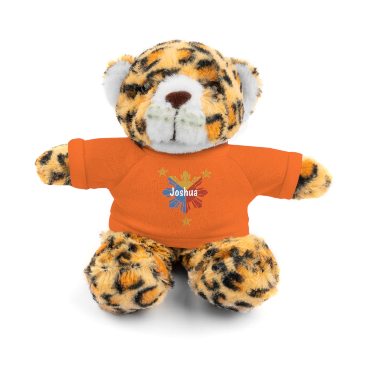 Personalized Filipino Stuffed Animal Toy with Tee | Philippine Star and Sun | Gift for kids and adults | Holiday Gifting idea