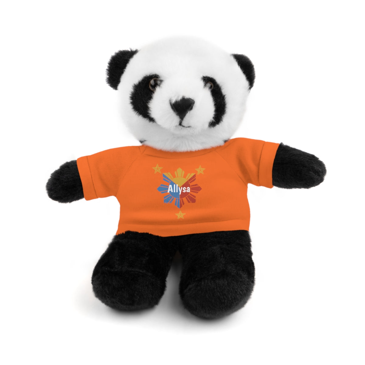 Personalized Filipino Stuffed Animal Toy with Tee | Philippine Star and Sun | Gift for kids and adults | Holiday Gifting idea