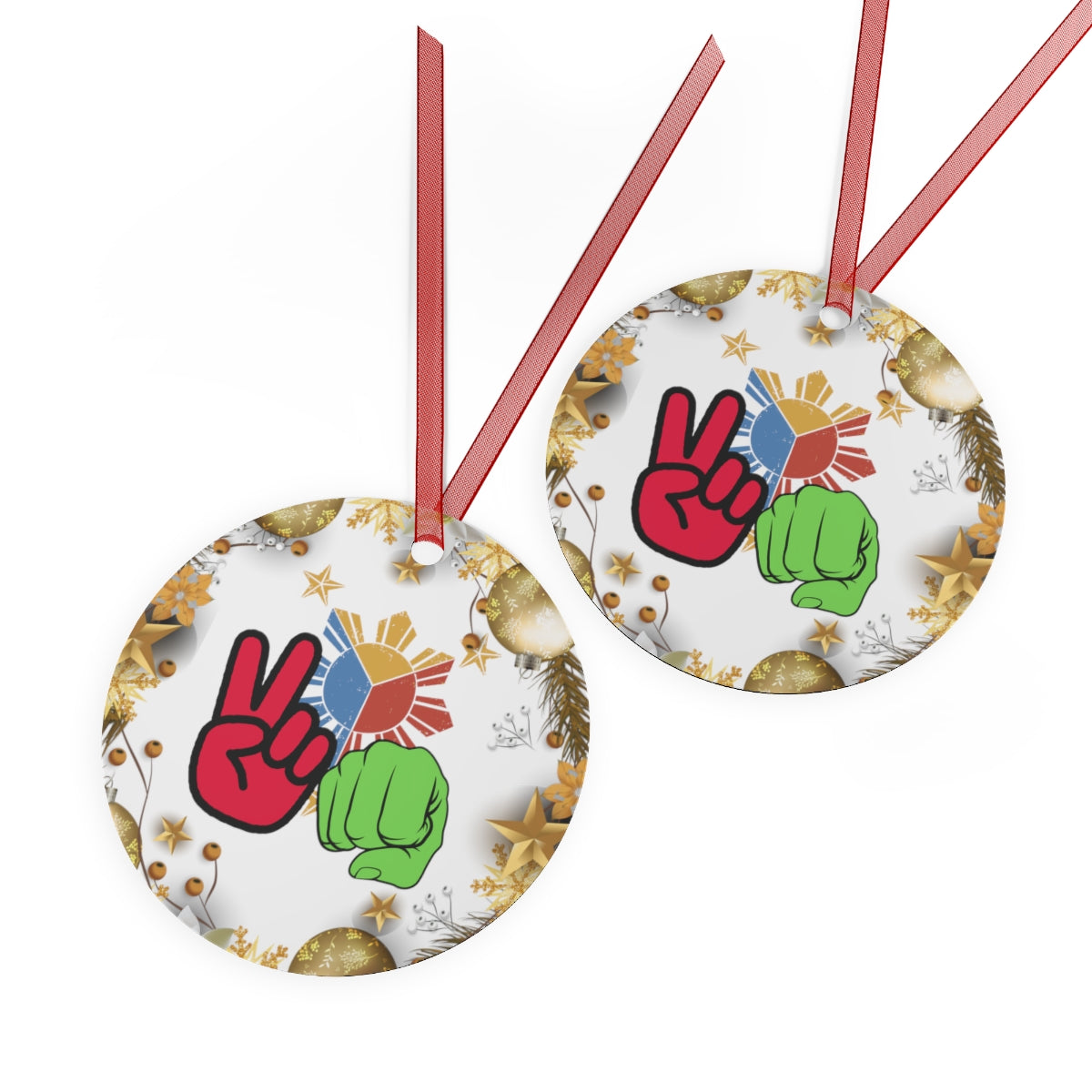 Philippines Filipino BBM Sarah Christmas tree Ornaments |