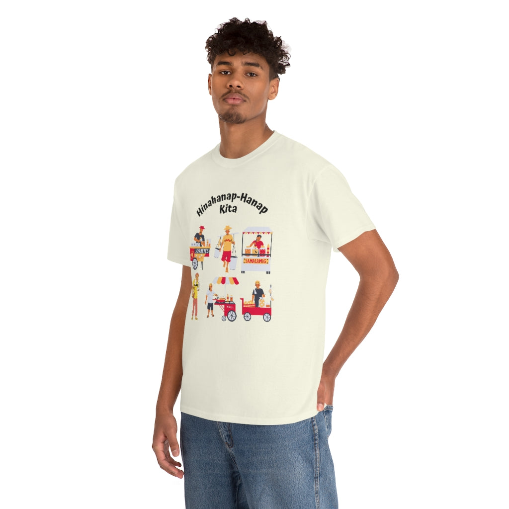 Philippines Hinahanap-hanap Kita Street Foods Unisex Heavy Cotton Shirt (LIght Colors)