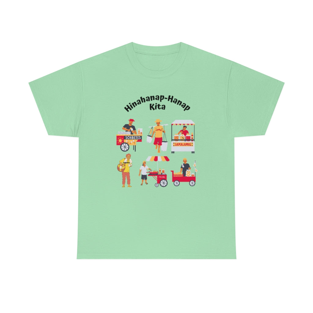 Philippines Hinahanap-hanap Kita Street Foods Unisex Heavy Cotton Shirt (LIght Colors)