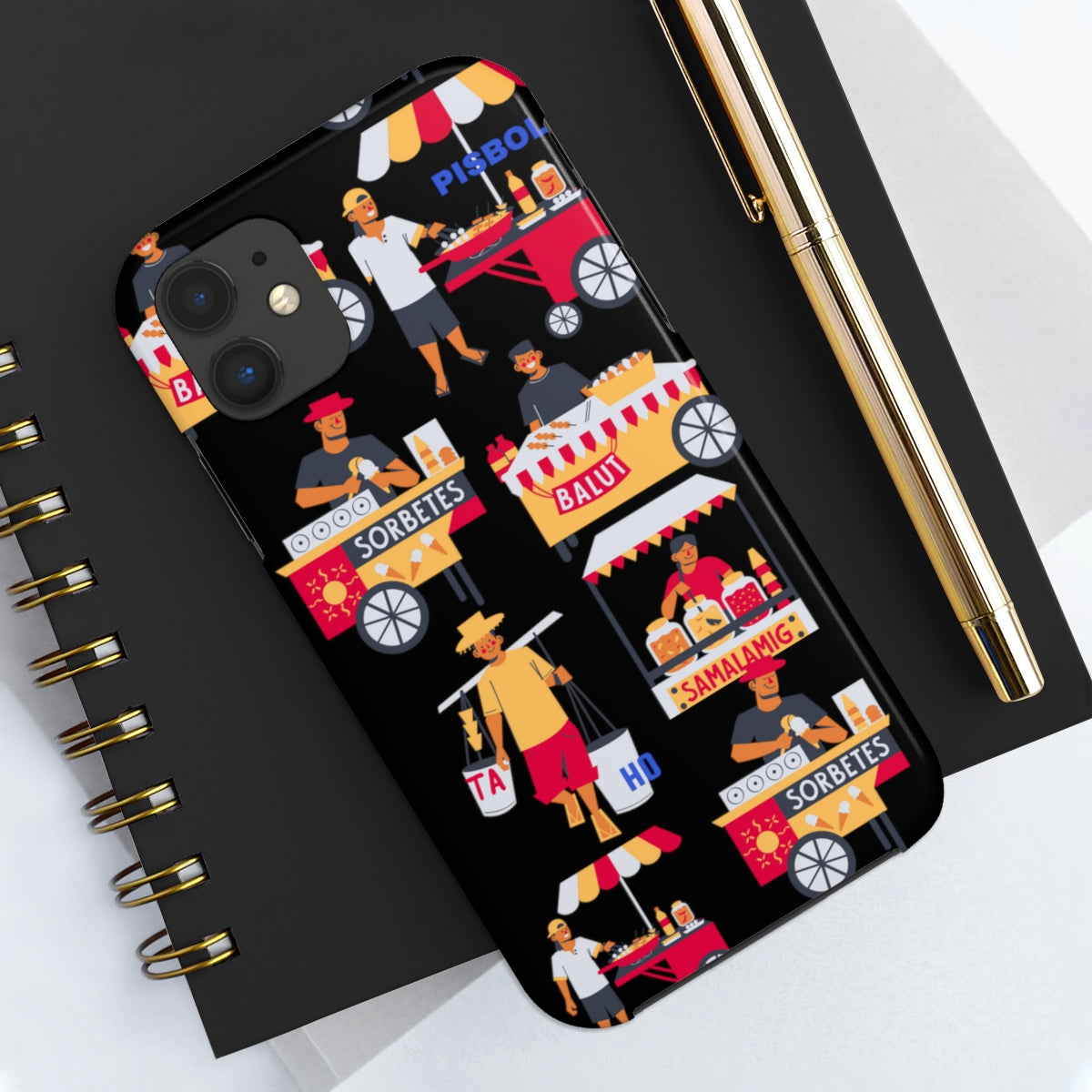 Philippine Street Food Theme Tough Phone Cases, Case-Mate, Unique phone Case | Filipino Gifting Idea | Stocking Stuffers