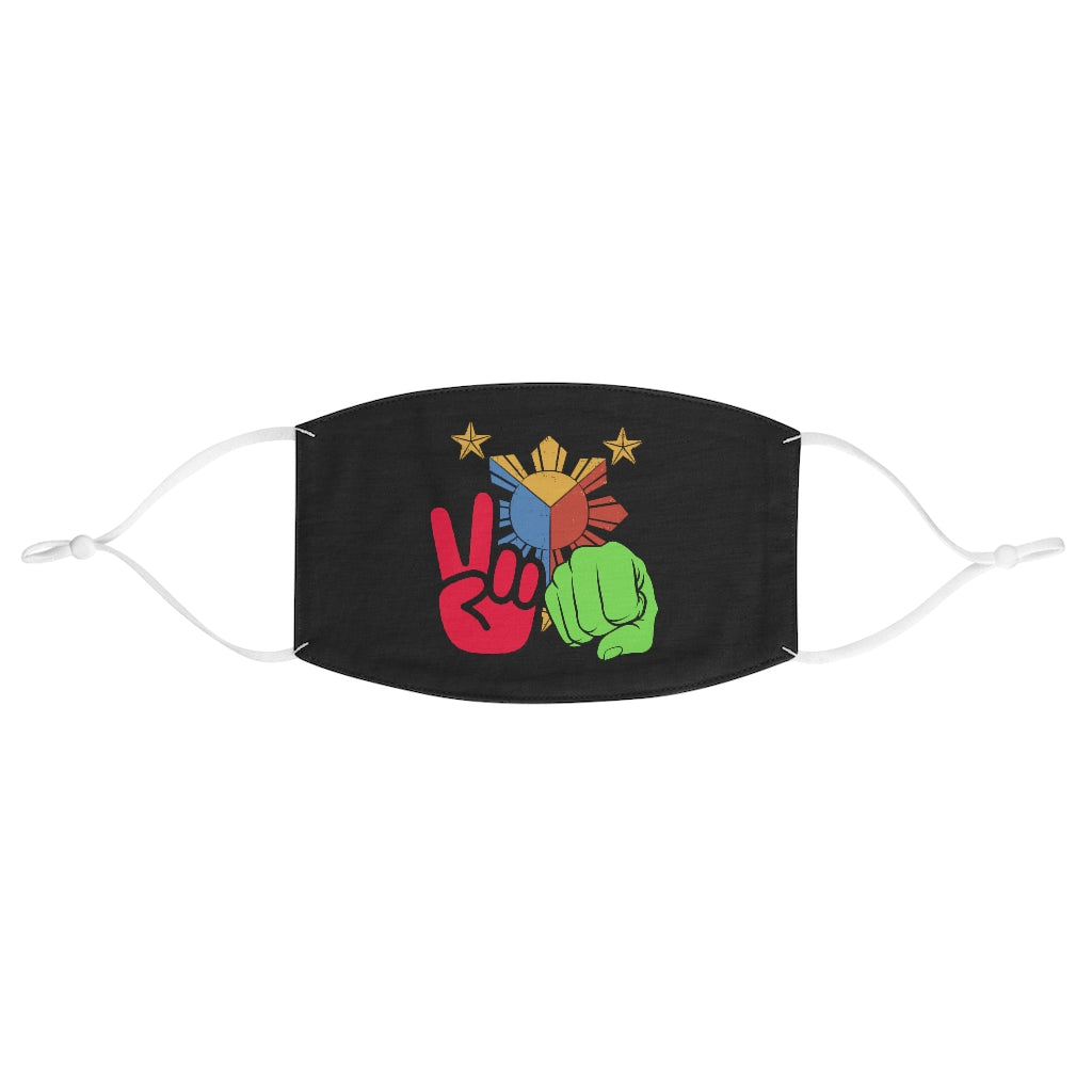 Philippines Peace & Fist BBM Sarah Fabric Face Mask