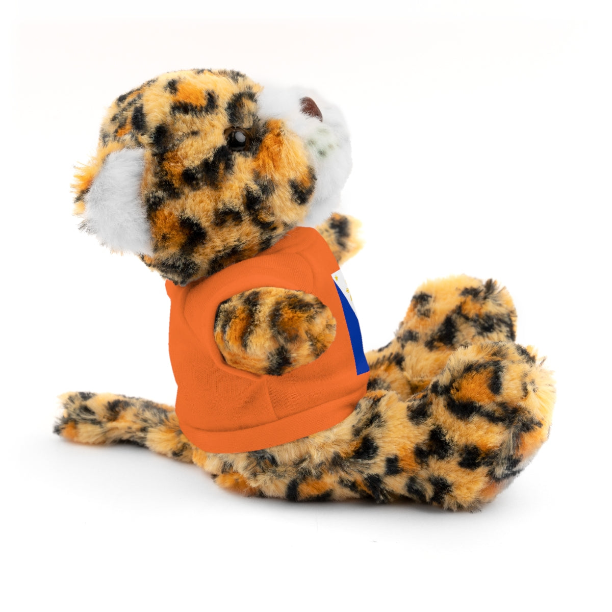 Personalized Filipino Stuffed Animal Toy with Tee | Philippines & Italy Flag | Gift for kids and adults | Holiday Gift idea