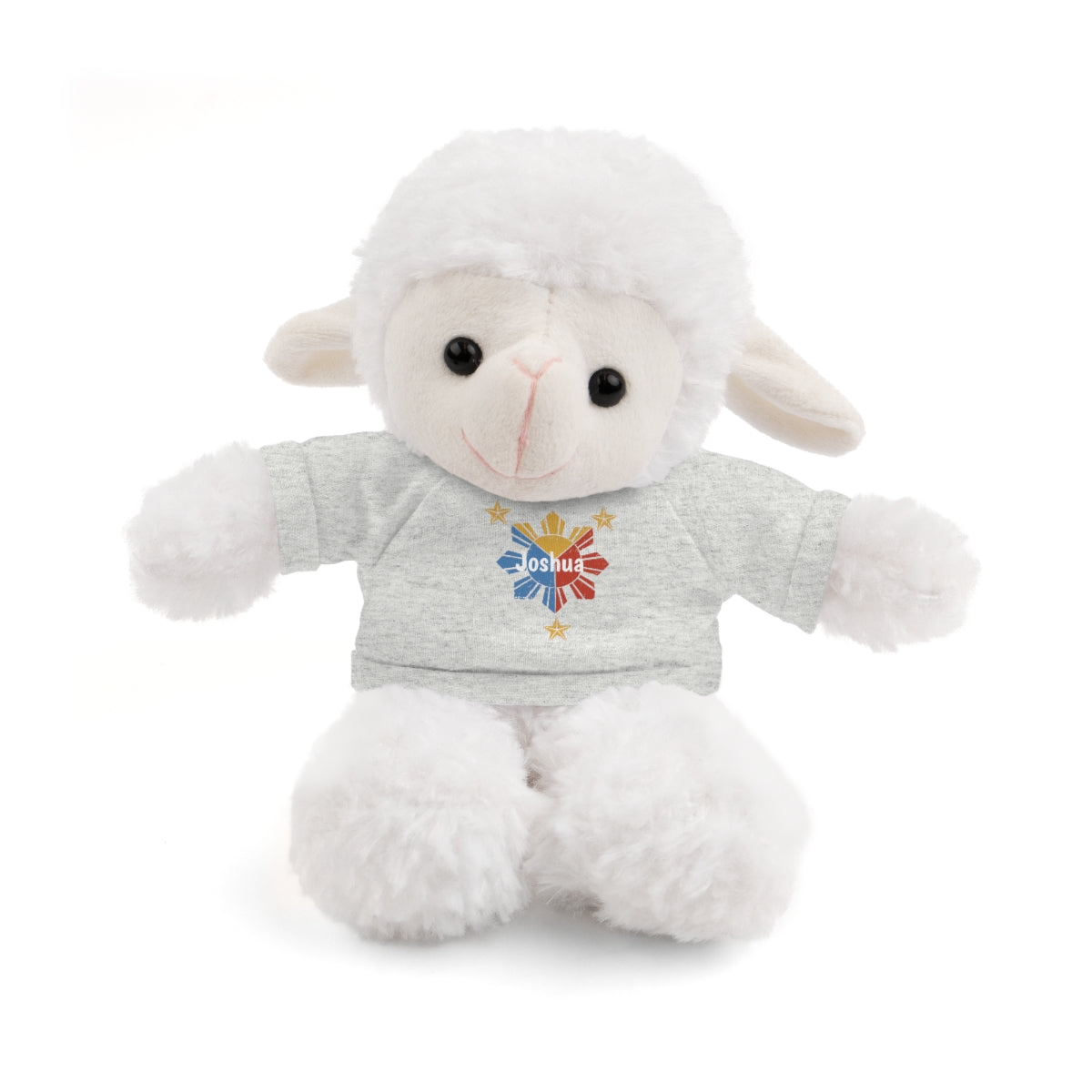 Personalized Filipino Stuffed Animal Toy with Tee | Philippine Star and Sun | Gift for kids and adults | Holiday Gifting idea