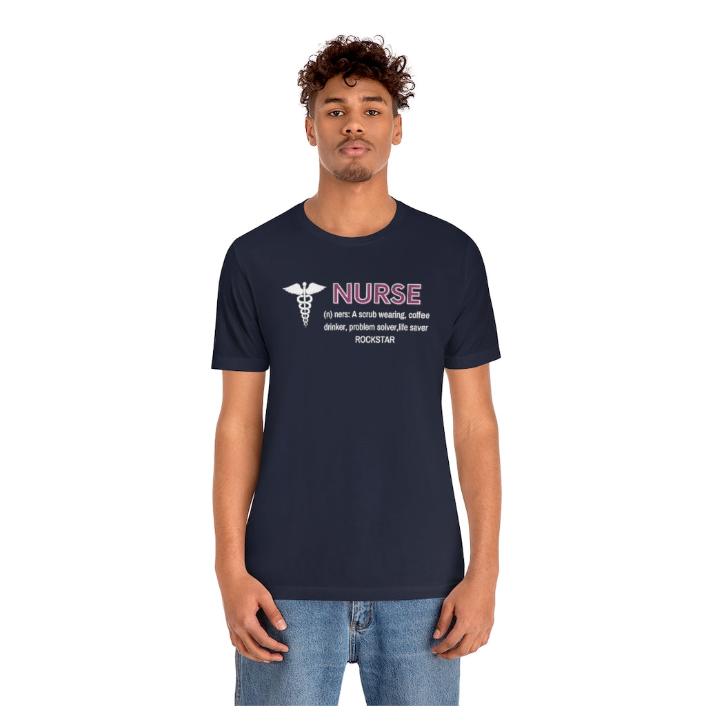Nurse Unisex Jersey Short Sleeve Shirt | Nurse Summer Tee | Gift for Nurses.