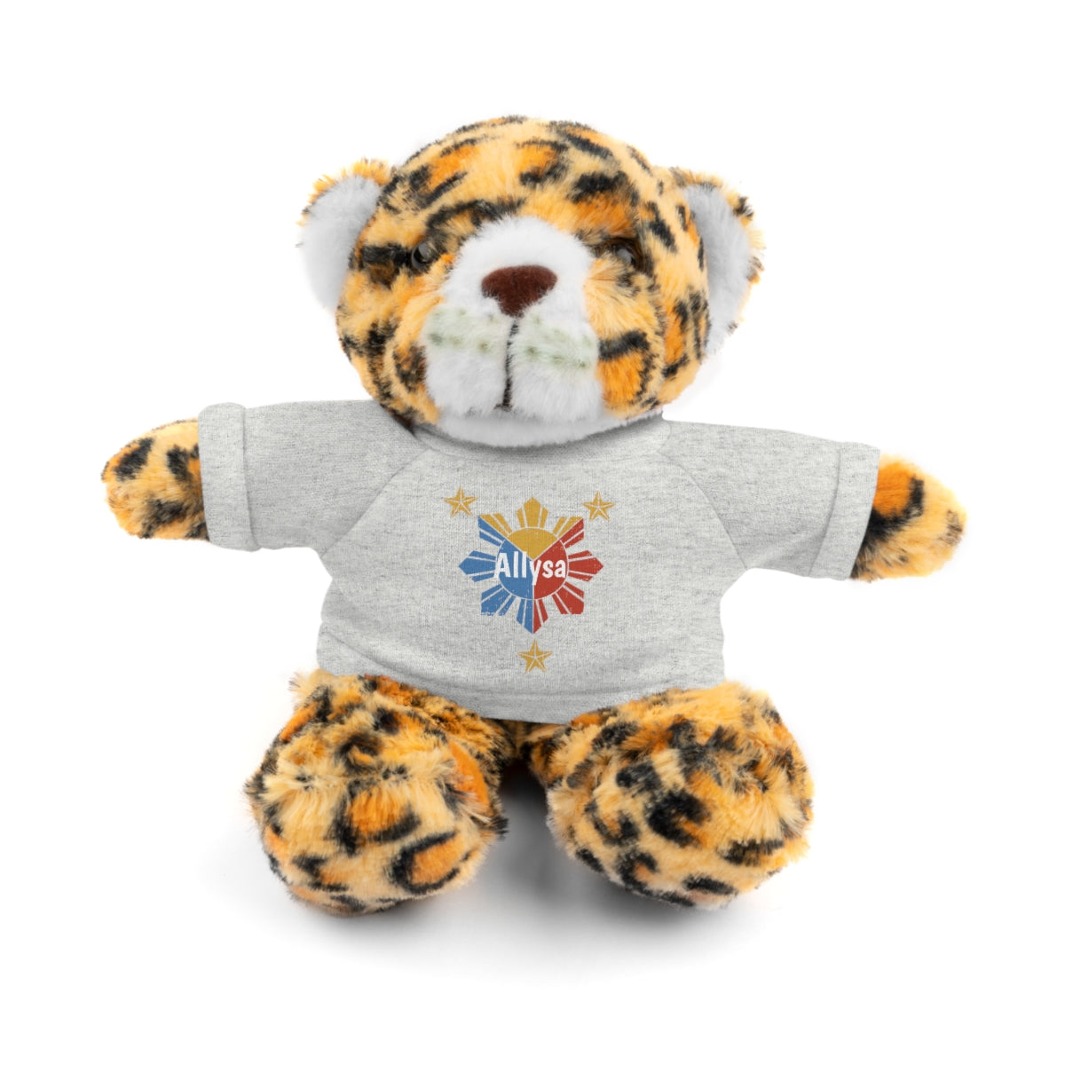 Personalized Filipino Stuffed Animal Toy with Tee | Philippine Star and Sun | Gift for kids and adults | Holiday Gifting idea