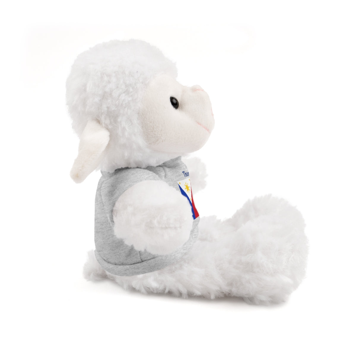 Personalized Filipino Stuffed Animal Toy with Tee | Philippines & UK Flag | Gift for kids and adults | Holiday Gifting idea