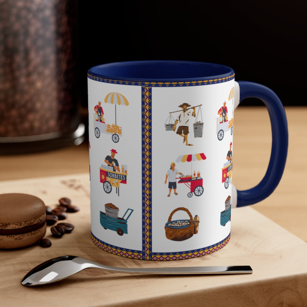 Philippines Filipino Accent Coffee Mug, 11oz | Pinoy coffe mug street food theme | Filipino gifting | Holiday Gifting
