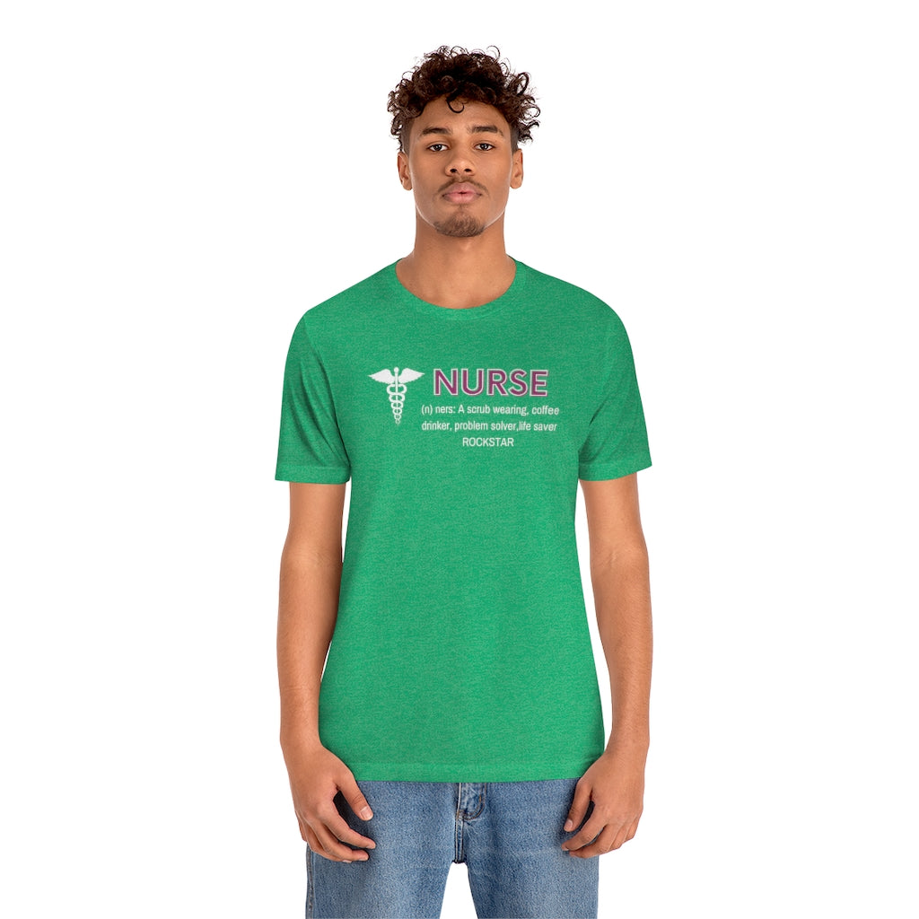 Nurse Unisex Jersey Short Sleeve Shirt | Nurse Summer Tee | Gift for Nurses.