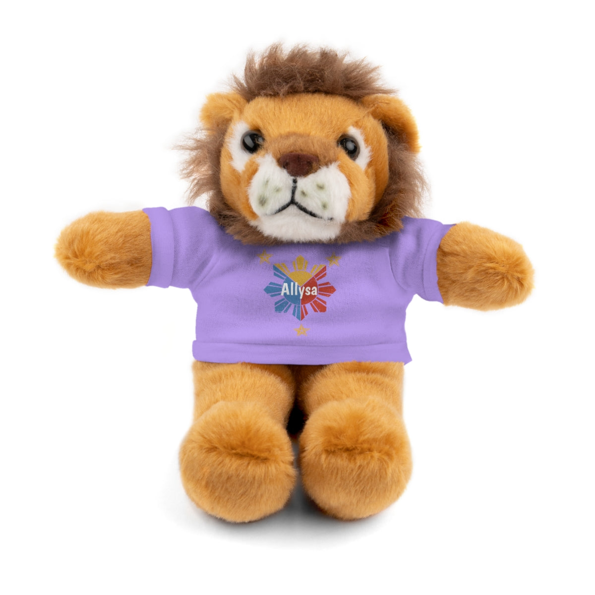 Personalized Filipino Stuffed Animal Toy with Tee | Philippine Star and Sun | Gift for kids and adults | Holiday Gifting idea