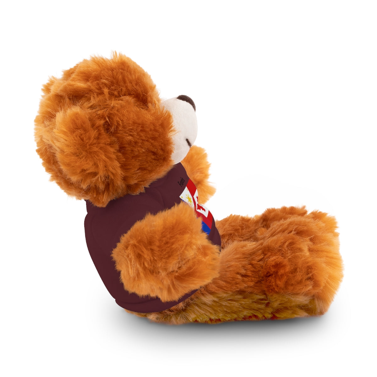 Personalized Filipino Stuffed Animal Toy with Tee | Philippines & Canada Flag | Gift for kids and adults | Holiday Gifting