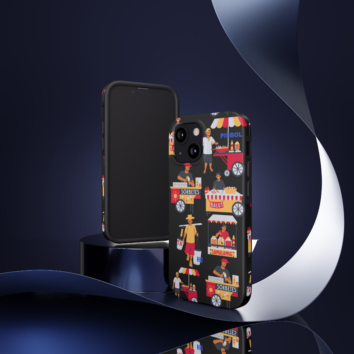 Philippine Street Food Theme Tough Phone Cases, Case-Mate, Unique phone Case | Filipino Gifting Idea | Stocking Stuffers
