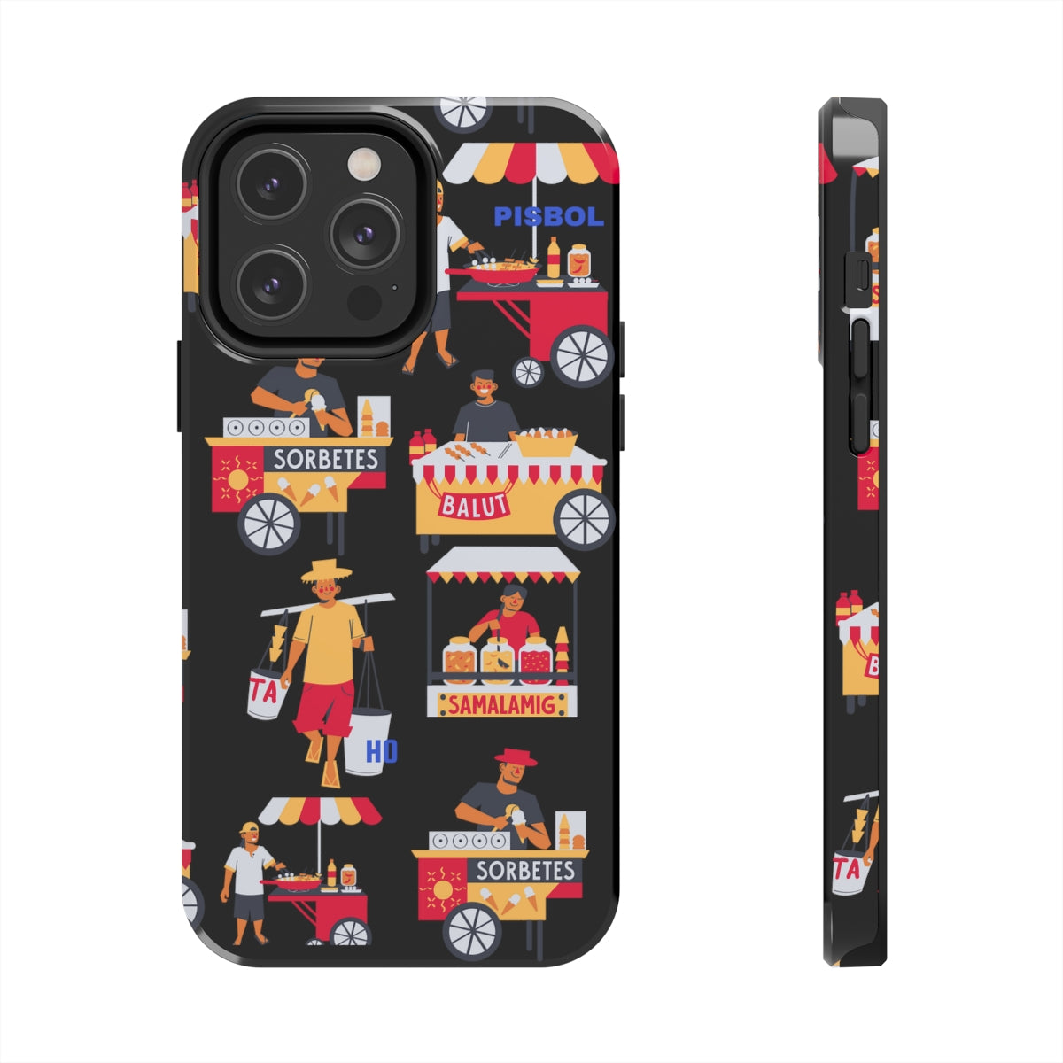 Philippine Street Food Theme Tough Phone Cases, Case-Mate, Unique phone Case | Filipino Gifting Idea | Stocking Stuffers