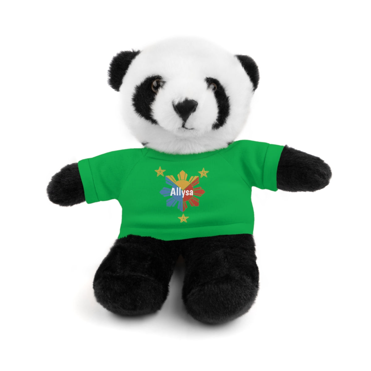 Personalized Filipino Stuffed Animal Toy with Tee | Philippine Star and Sun | Gift for kids and adults | Holiday Gifting idea