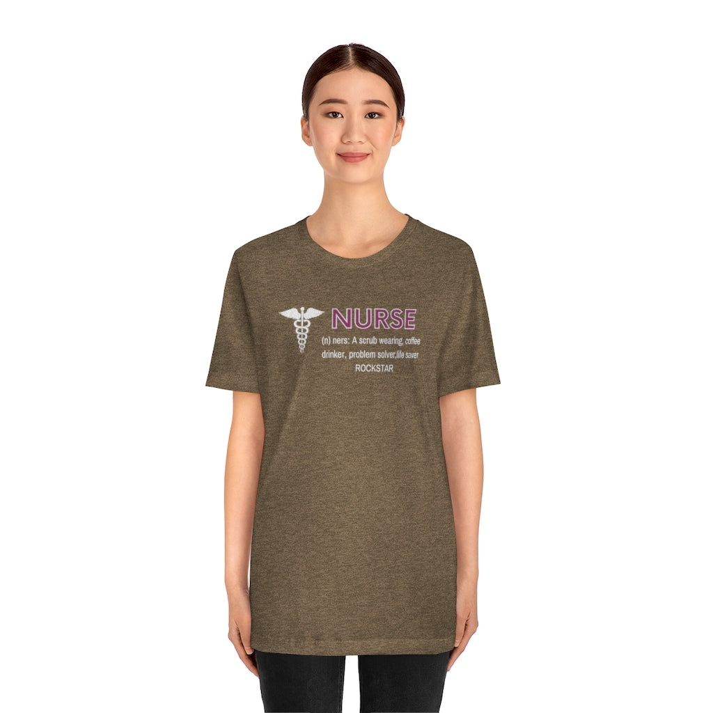 Nurse Unisex Jersey Short Sleeve Shirt | Nurse Summer Tee | Gift for Nurses.