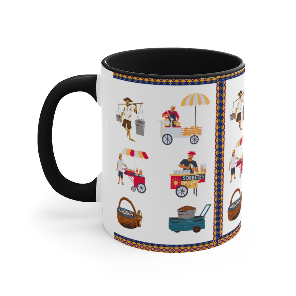 Philippines Filipino Accent Coffee Mug, 11oz | Pinoy coffe mug street food theme | Filipino gifting | Holiday Gifting