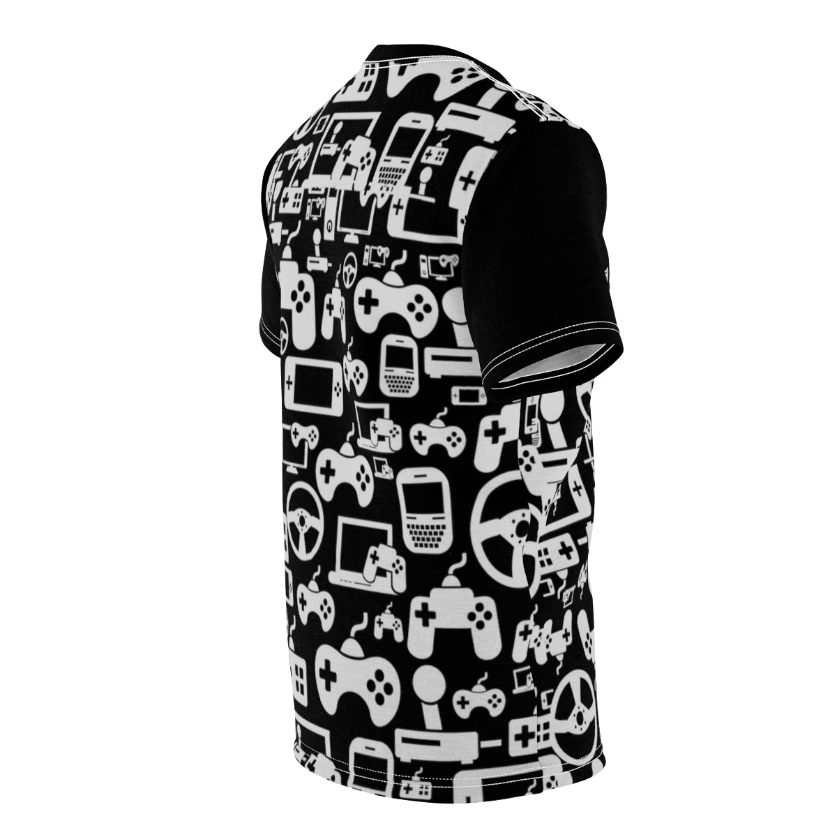 Gamers T Shirt | Fathers day Gift | Gift for Men | Gift for Him | Cool Summer Shirt (Black Pattern)