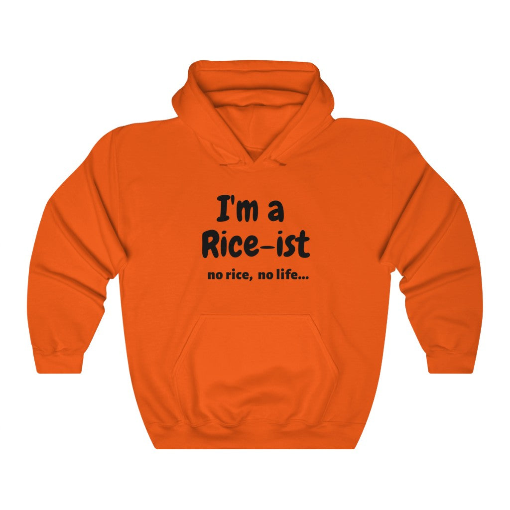 I'm a Rice-ist Hoodie, Funny Hoodie, No Rice No Life Hoodie Philppine fashion, Pinoy fashion, Filipino Hoodies, Funny Asian Hoodies