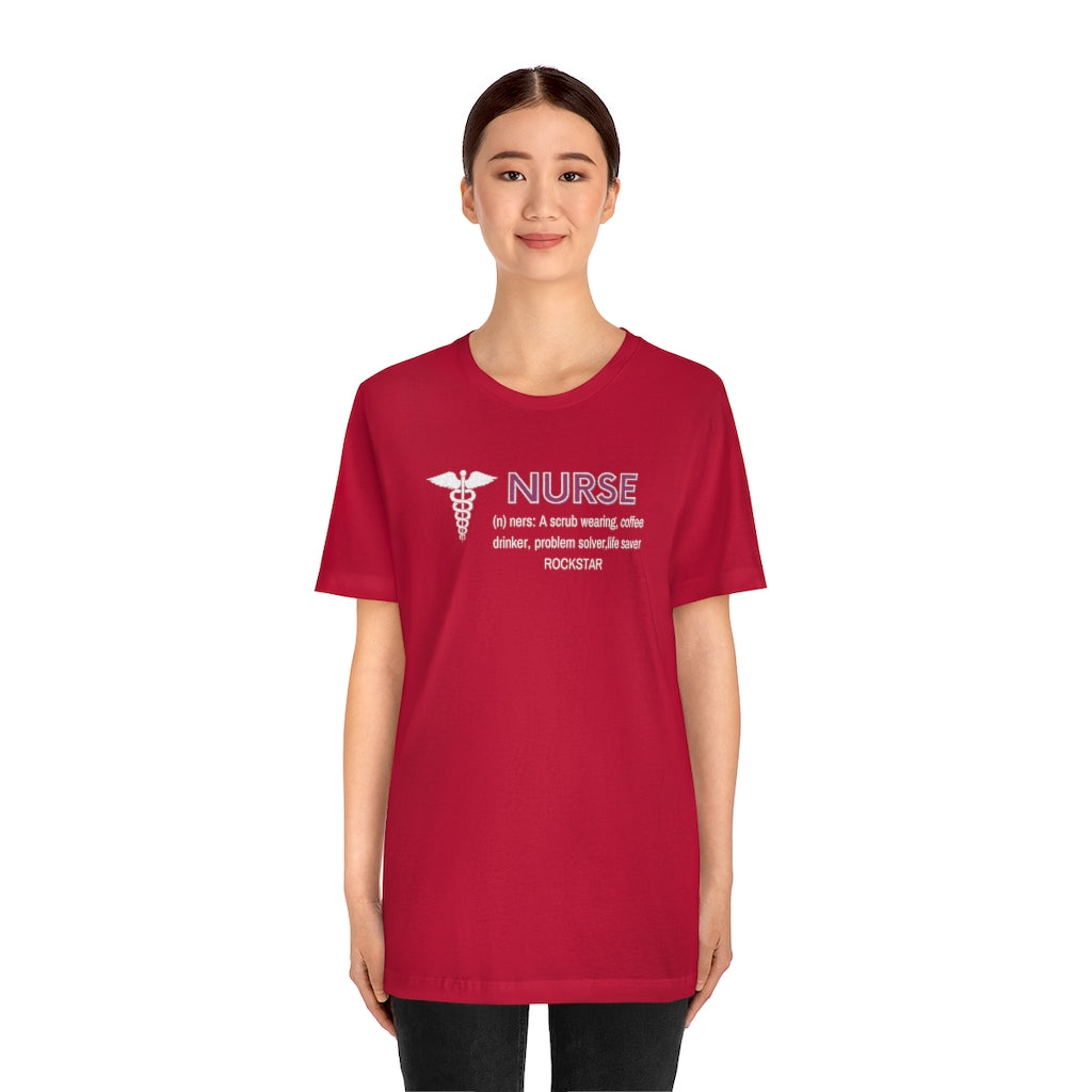 Nurse Unisex Jersey Short Sleeve Shirt | Nurse Summer Tee | Gift for Nurses.