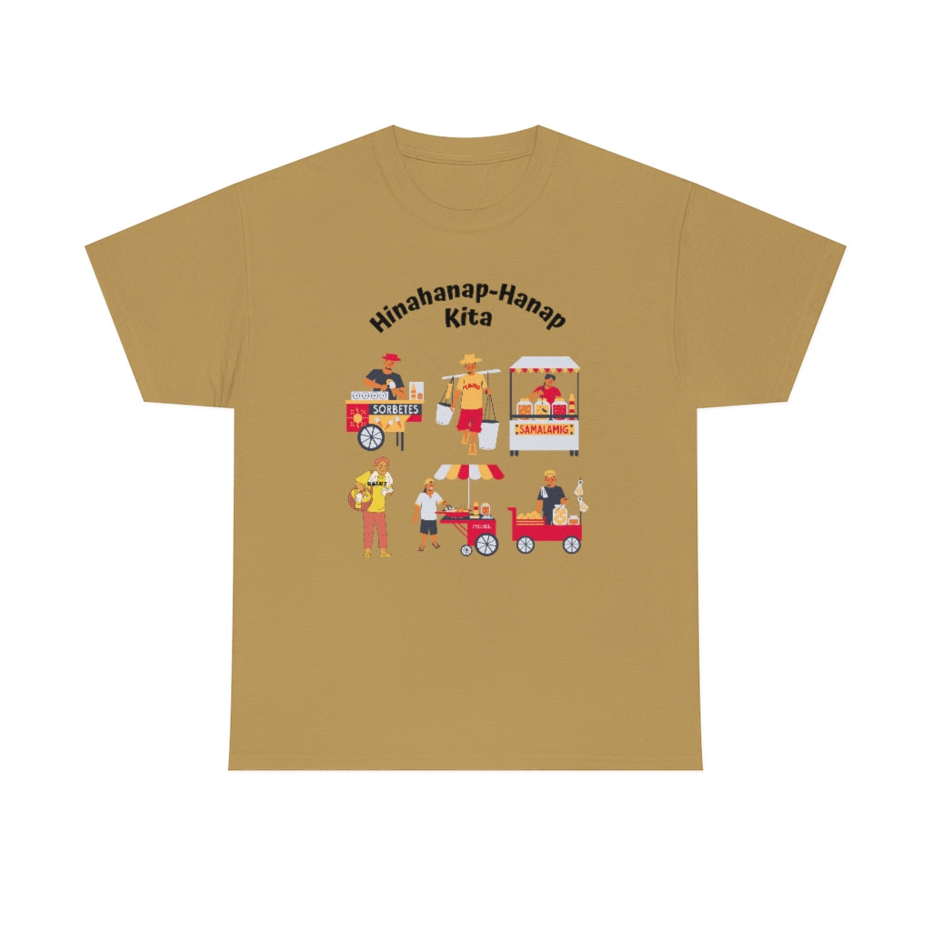 Philippines Hinahanap-hanap Kita Street Foods Unisex Heavy Cotton Shirt (LIght Colors)