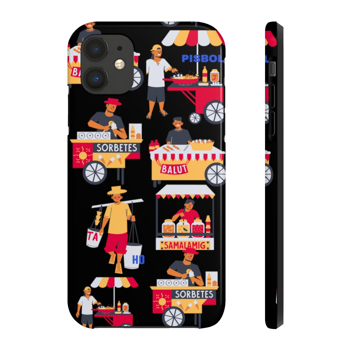 Philippine Street Food Theme Tough Phone Cases, Case-Mate, Unique phone Case | Filipino Gifting Idea | Stocking Stuffers