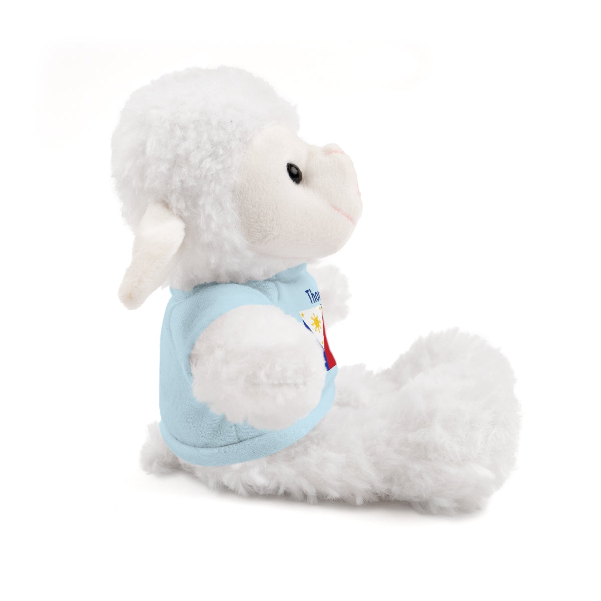 Personalized Filipino Stuffed Animal Toy with Tee | Philippines and USA Flag | Gift for kids and adults | Holiday Gifting