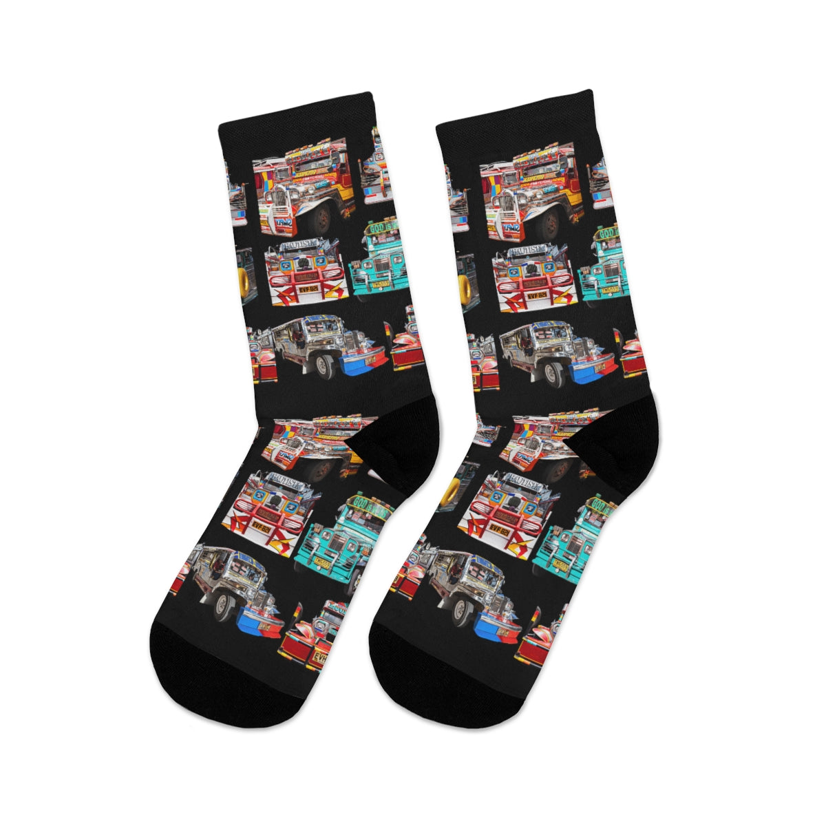 Philippines Jeepney Inspired DTG Socks