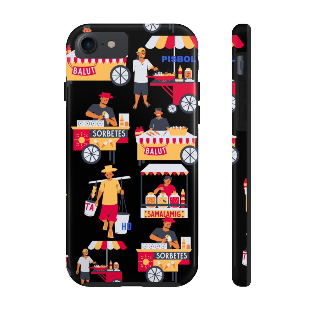 Philippine Street Food Theme Tough Phone Cases, Case-Mate, Unique phone Case | Filipino Gifting Idea | Stocking Stuffers