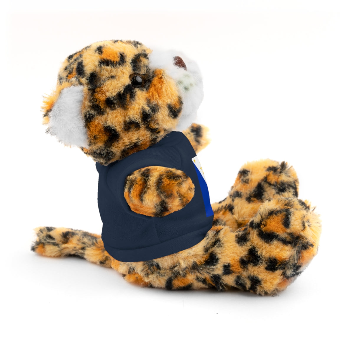 Personalized Filipino Stuffed Animal Toy with Tee | Philippines & Italy Flag | Gift for kids and adults | Holiday Gift idea
