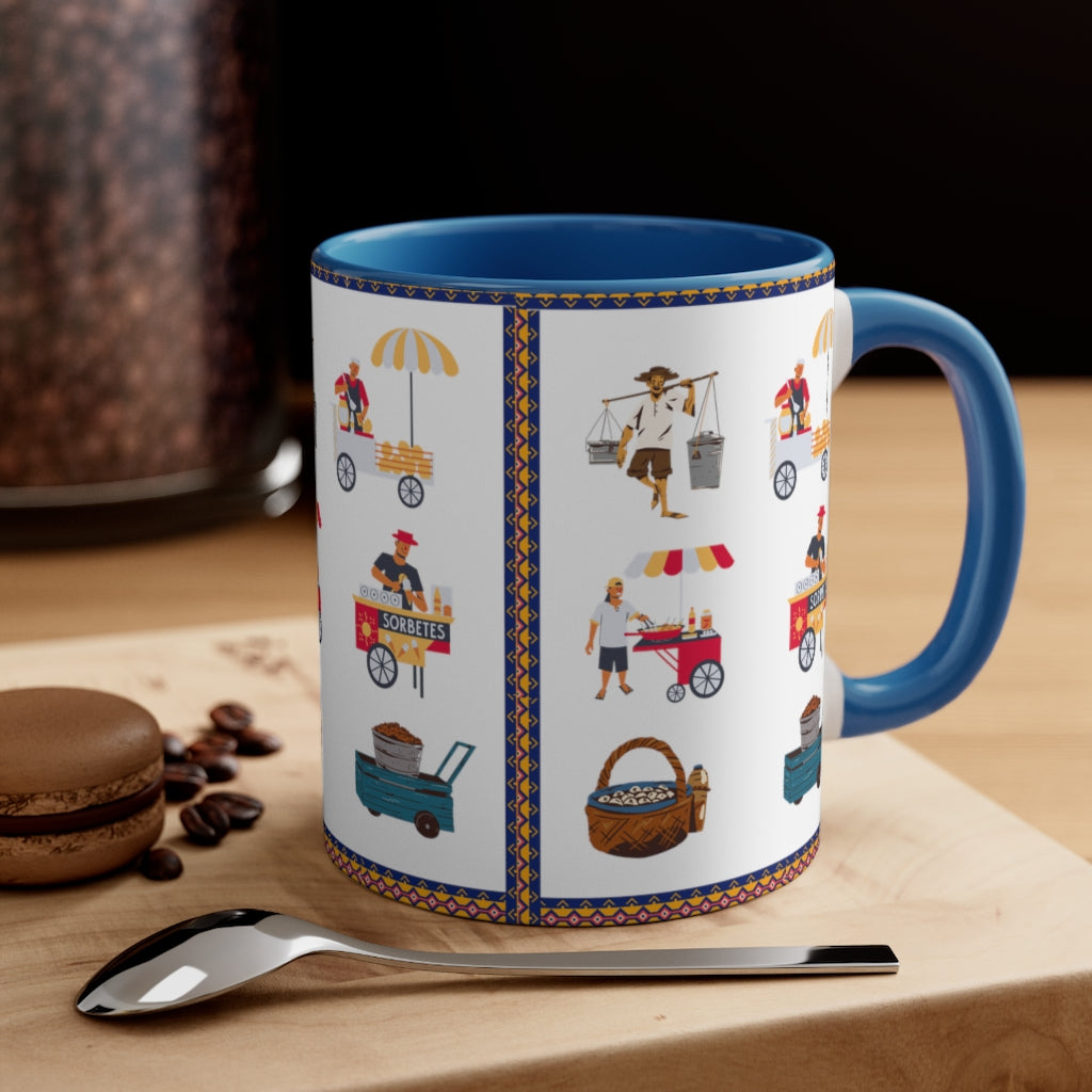 Philippines Filipino Accent Coffee Mug, 11oz | Pinoy coffe mug street food theme | Filipino gifting | Holiday Gifting