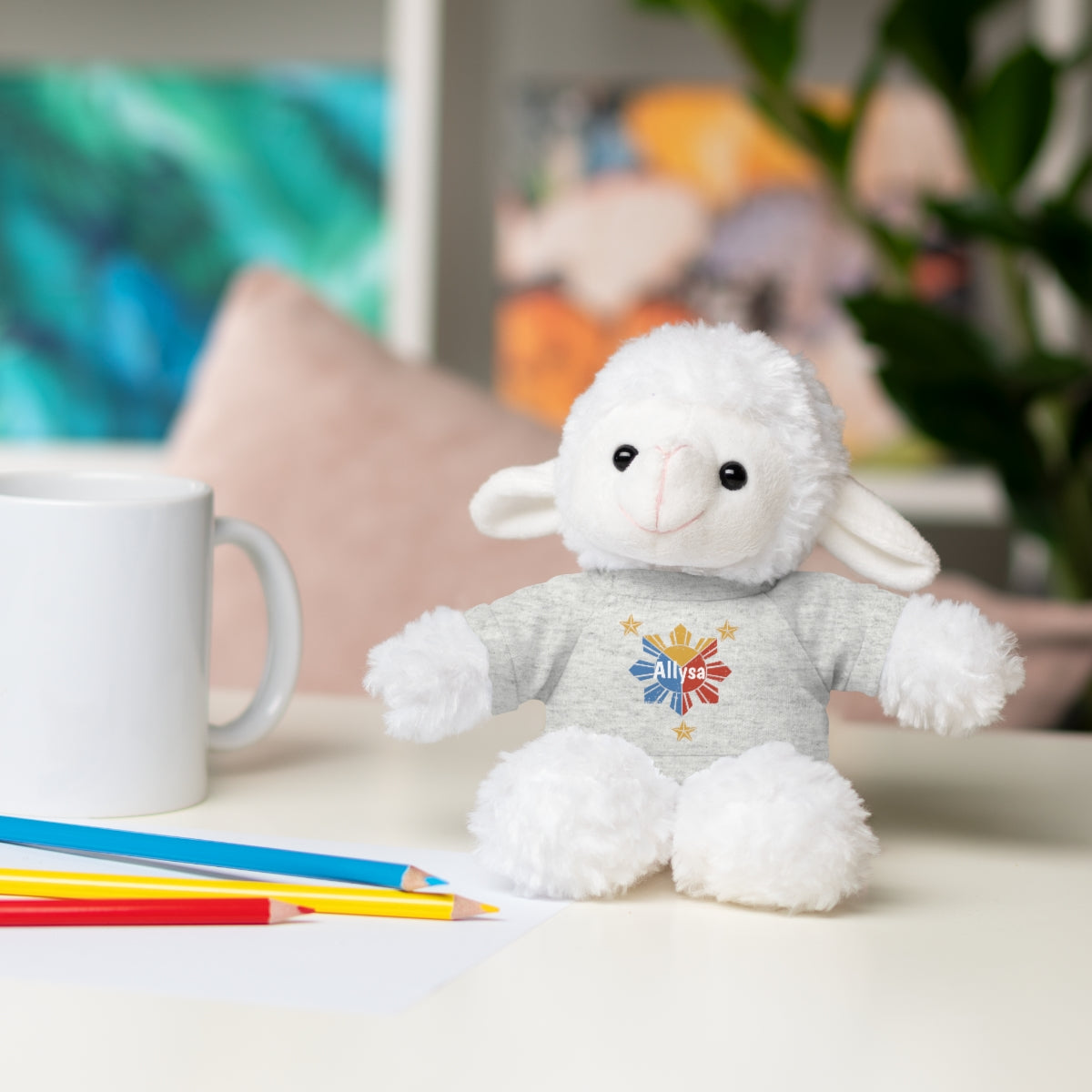 Personalized Filipino Stuffed Animal Toy with Tee | Philippine Star and Sun | Gift for kids and adults | Holiday Gifting idea