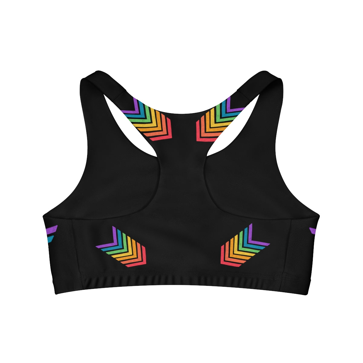 LGBT Pride Seamless Sports Bra | Rainbow Pride Summer Sports Bra