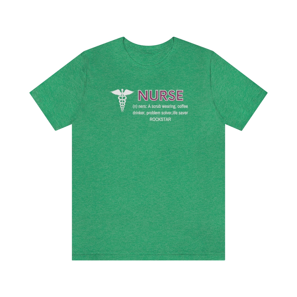 Nurse Unisex Jersey Short Sleeve Shirt | Nurse Summer Tee | Gift for Nurses.