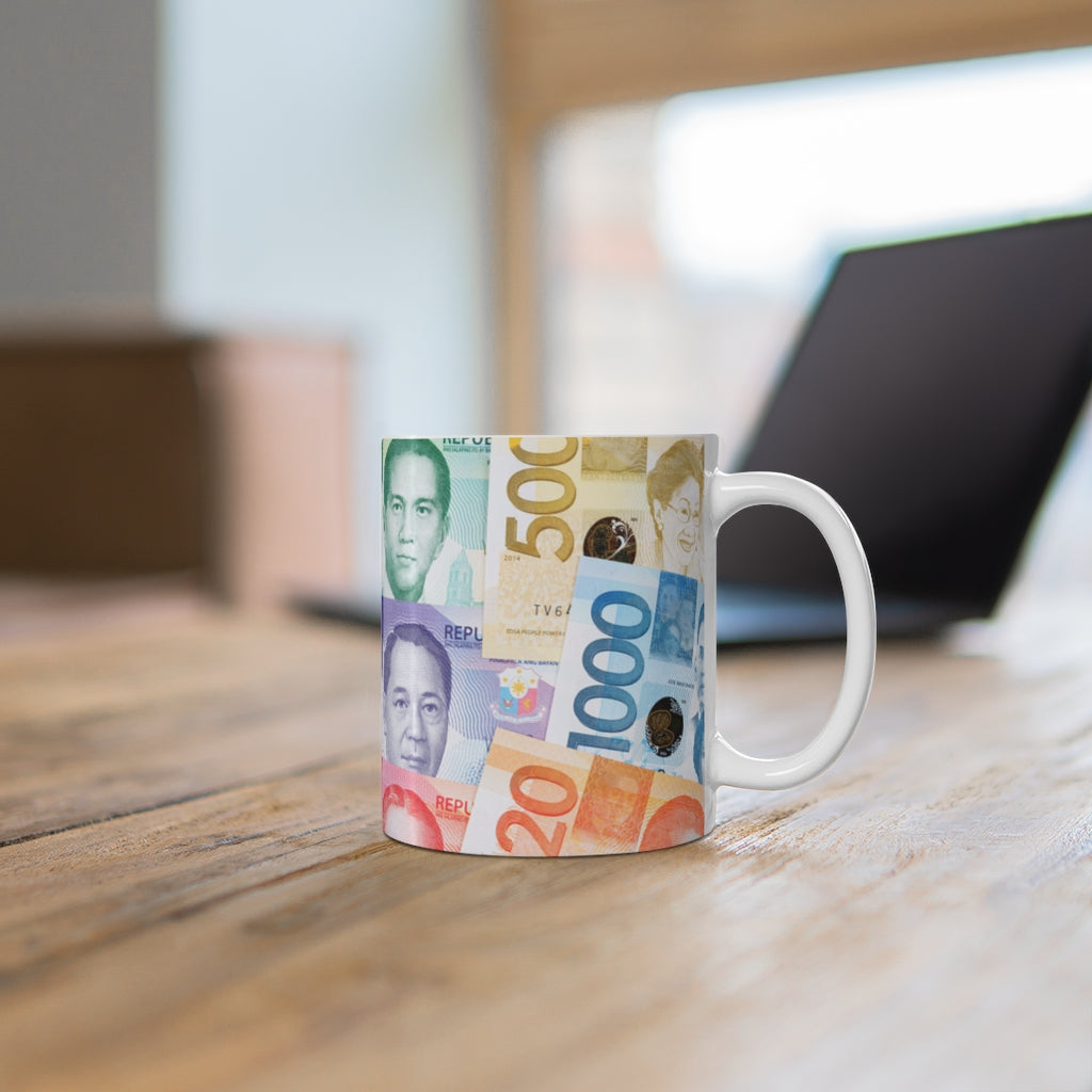 Funny Philippine Mug | Unique Philippine Money Mug 11oz | Fathers Day |Graduation Day | Birthday Gifting idea