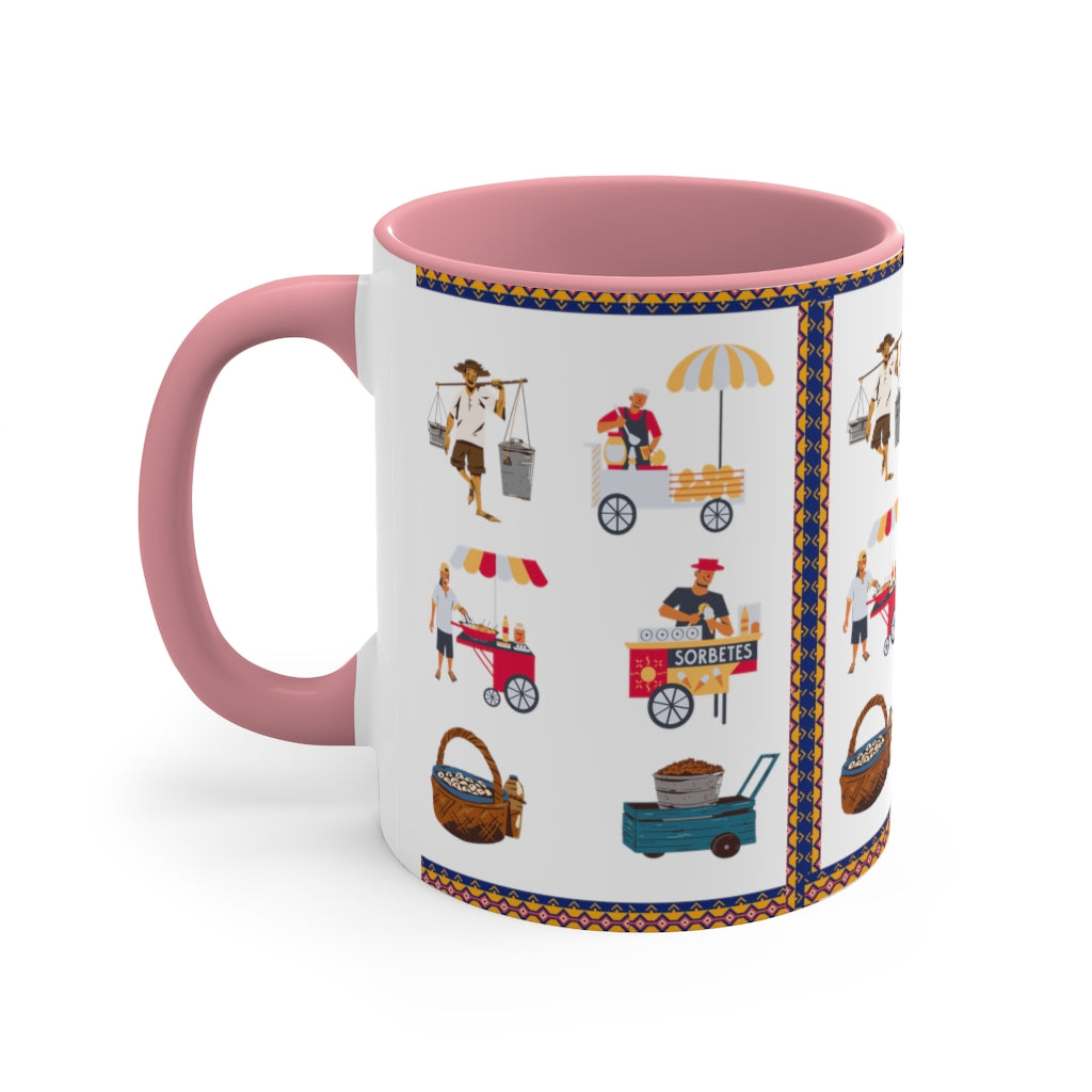 Philippines Filipino Accent Coffee Mug, 11oz | Pinoy coffe mug street food theme | Filipino gifting | Holiday Gifting