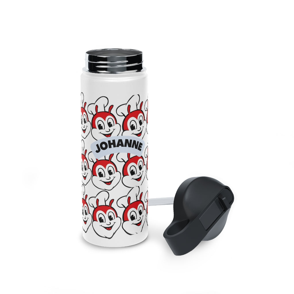 Personalized Philippines Jollibee Stainless Steel Water Bottle, Standard Lid