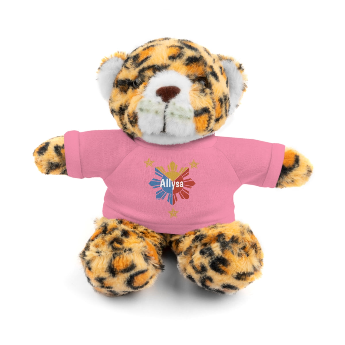 Personalized Filipino Stuffed Animal Toy with Tee | Philippine Star and Sun | Gift for kids and adults | Holiday Gifting idea