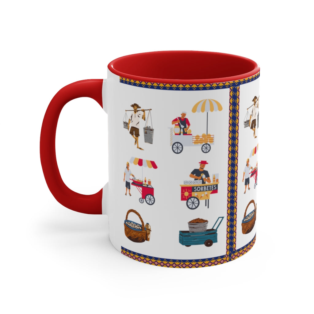 Philippines Filipino Accent Coffee Mug, 11oz | Pinoy coffe mug street food theme | Filipino gifting | Holiday Gifting