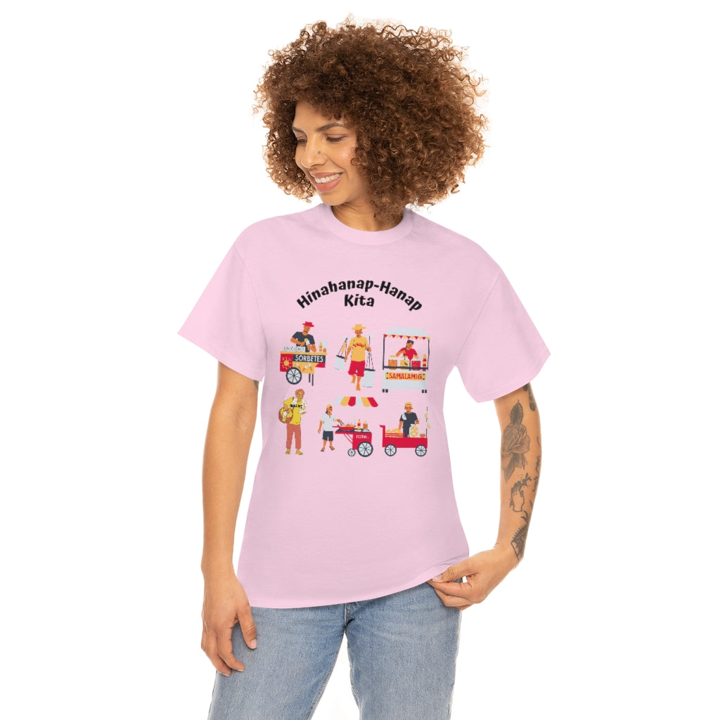Philippines Hinahanap-hanap Kita Street Foods Unisex Heavy Cotton Shirt (LIght Colors)