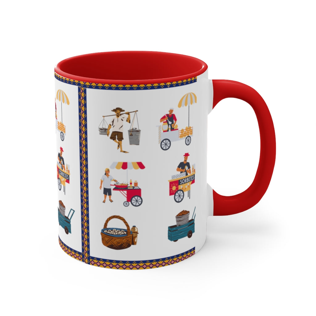 Philippines Filipino Accent Coffee Mug, 11oz | Pinoy coffe mug street food theme | Filipino gifting | Holiday Gifting